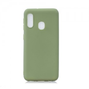 Θήκη Σιλικόνης Soft TPU Back Cover Για Samsung A20E - Πράσινο Ανοιχτό