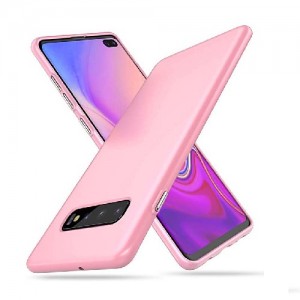 Θήκη Σιλικόνης Soft TPU Back Cover Για Samsung S10 Plus - Μεταλλικό Ρόζ