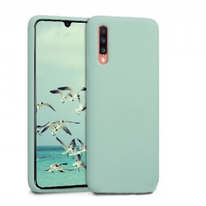 Θήκη Σιλικόνης Soft TPU Back Cover Για Samsung A70 - Τιρκουάζ