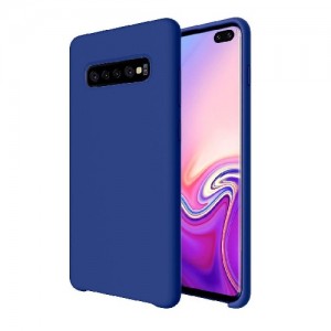 Θήκη Σιλικόνης Soft TPU Back Cover Για Samsung S10 - Μπλέ Σκούρο