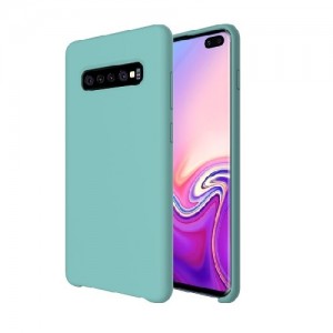 Θήκη Σιλικόνης Soft TPU Back Cover Για Samsung S10 - Τιρκουάζ