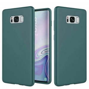 Θήκη Σιλικόνης Soft TPU Back Cover Για Samsung S8 Plus - Πράσινο Σκούρο