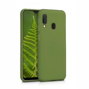 Θήκη Σιλικόνης Soft TPU Back Cover Για Samsung A20 - Πράσινο Ανοιχτό