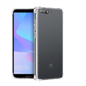 Θήκη Σιλικόνης Antishock για Huawei Y6 2018/ Y6 Prime 2018 - Διάφανη