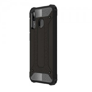 Θήκη Hybrid Armor Back Cover Case Για SAMSUNG A20/ A30 - Μαύρο