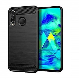 Θήκη Brushed Carbon για Samsung Galaxy A60/M40 - Μαύρο