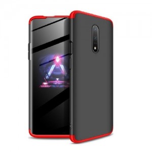 360° GKK Full Body Protection Case Για OnePlus 7 - Κόκκινο Μαύρο 