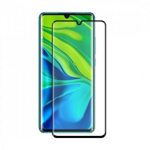 Full Face Προστασία Οθόνης Tempered Glass 9H για Xiaomi Mi Note 10 / Mi Note 10 Pro / Mi CC9 Pro - Μαύρο