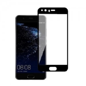 5D Full Cover Προστασία Οθόνης Tempered Glass 9H για Huawei P10 - Μαύρο