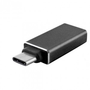 Αντάπτορας Type C Aρσενικό Σε USB Θηλυκό Host OTG - Μαύρο