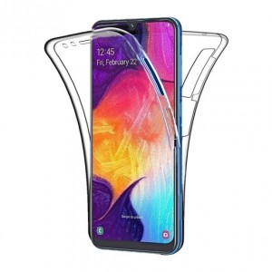 Θήκη Σιλικόνης Μπρος/Πίσω Για Samsung Galaxy A60/M40 - Διάφανη