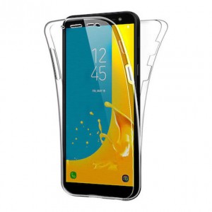 Θήκη Σιλικόνης Μπρος/Πίσω Για Samsung Galaxy J4 PLUS - Διάφανη