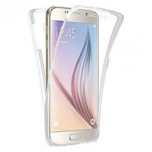 Θήκη Σιλικόνης Μπρος/Πίσω Για Samsung Galaxy S6 - Διάφανη