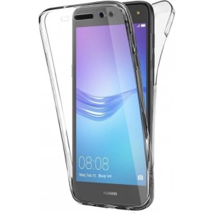 Θήκη Σιλικόνης Μπρος/Πίσω Για Huawei Y5 2018 - Διάφανη