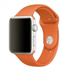 Sport Strap Σιλικόνης (Apple Watch 38/40mm) -  Πορτοκαλί 