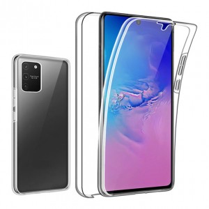 Θήκη Σιλικόνης Μπρος/Πίσω Για Samsung Galaxy S10 Lite / Α91-  Διάφανη