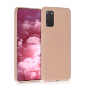 Θήκη Σιλικόνης Soft TPU Back Cover Για Samsung S20 - Καφέ Ανοιχτό 