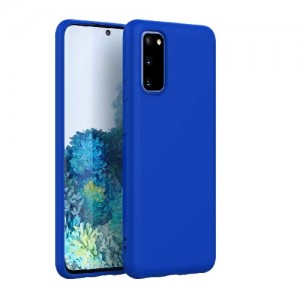 Θήκη Σιλικόνης Soft TPU Back Cover Για Samsung S20 Plus - Μπλέ