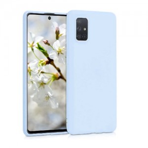 Θήκη Σιλικόνης Soft TPU Back Cover Για Samsung Galaxy A71 - Γαλάζιο 