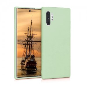 Θήκη Σιλικόνης Soft TPU Back Cover Για Samsung Galaxy Note 10 Plus / Pro - Βεραμάν 