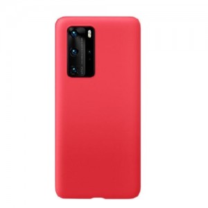 Θήκη Σιλικόνης για Huawei P40 Pro / P40 Pro Plus - Κόκκινο