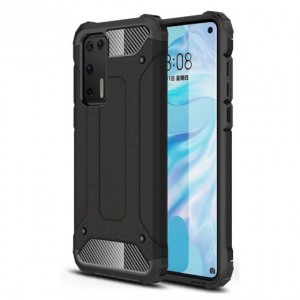 Θήκη Hybrid Armor Back Cover Case Για Huawei P40 - Μαύρο