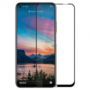 Full Cover Full Glue Προστασία Οθόνης Tempered Glass 9H για Huawei P40 Pro / P40 Pro Plus  - Μαύρο