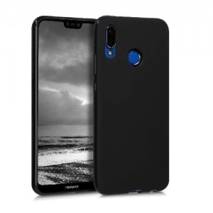 Θήκη Σιλικόνης Soft TPU Back Cover Για Huawei P20 Lite - Μαύρο 