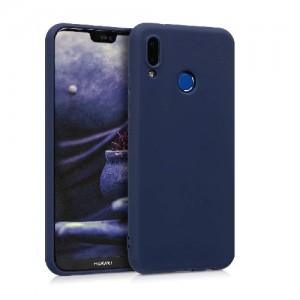 Θήκη Σιλικόνης Soft TPU Back Cover Για Huawei P20 Lite - Μπλέ