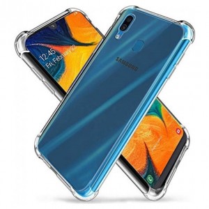 Θήκη Σιλικόνης Antishock για Samsung Galaxy A20S - Διάφανη