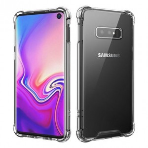 Θήκη Σιλικόνης Antishock για Samsung Galaxy S10 - Διάφανη