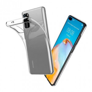 Ενισχυμένη Θήκη Σιλικόνης 2mm για Huawei P40 - Διάφανη