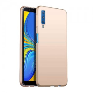 Θήκη Σιλικόνης Soft TPU Back Cover Για Samsung Galaxy A7 2018 (A750) - Metallic Χρυσό