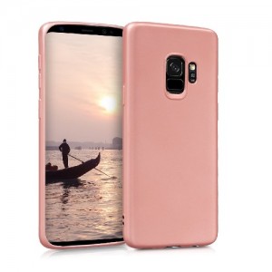 Θήκη Σιλικόνης Soft TPU Back Cover Για Samsung S9 - Metallic Ρόζ