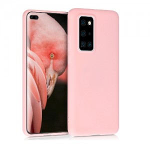 Θήκη Σιλικόνης Soft TPU Back Cover Για Huawei P40 Pro / P40 Plus - Απαλό Ρόζ