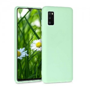 Θήκη Σιλικόνης Soft TPU Back Cover Για Samsung Galaxy A41 - Βεραμάν 