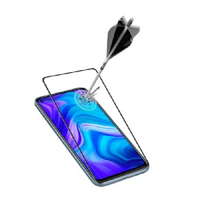 Full Face Προστασία Οθόνης Tempered Glass 9H για Xiaomi Redmi Note 9 / Redmi 10X 4G - Μαύρο