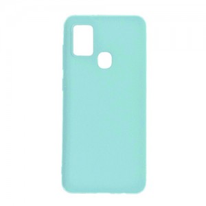 OEM Θήκη Σιλικόνης Soft TPU Back Cover Για Samsung Galaxy A21s - Τιρκουάζ 