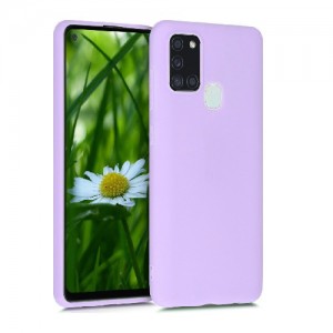 OEM Θήκη Σιλικόνης Soft TPU Back Cover Για Samsung Galaxy A21s - Μώβ 