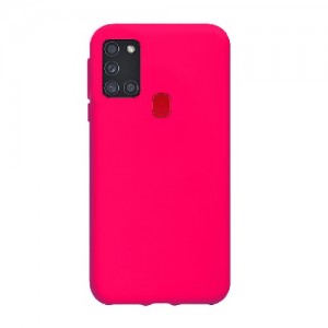 OEM Θήκη Σιλικόνης Soft TPU Back Cover Για Samsung Galaxy A21S -  Ρόζ