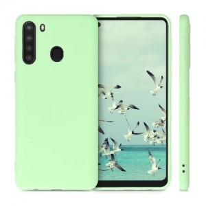 OEM Θήκη Σιλικόνης Soft TPU Back Cover Για Samsung Galaxy A21 - Βεραμάν 