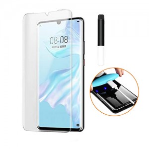 Γυαλί Προστασίας Curved UV Liquid Full Glue Tempered Glass & UV LED Lamp για Huawei P30 Pro