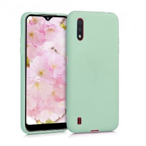 Θήκη Σιλικόνης Soft TPU Back Cover Για Samsung Galaxy A01 - Βεραμάν  