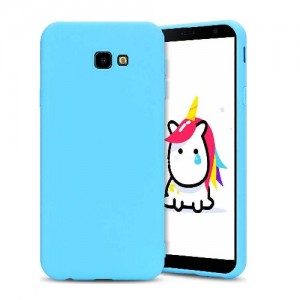 Θήκη Σιλικόνης Soft TPU Back Cover Για Samsung Galaxy J4 Plus 2018 - Γαλάζιο