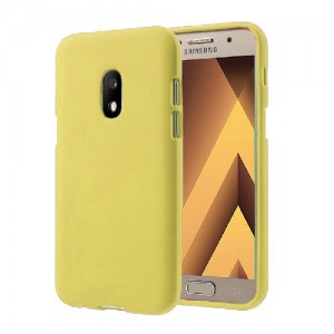 Θήκη Σιλικόνης Soft TPU Back Cover Για Samsung Galaxy J3 2017 - Κίτρινο 