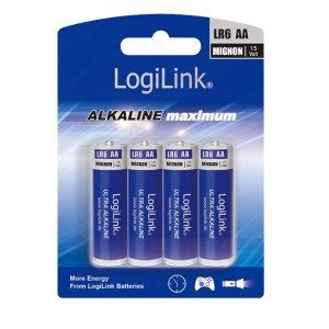Battery AA Alkaline Logilink LR6B4 4pcs | LR6B4 