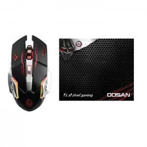 ZEROGROUND MS-2850GMS Dosan Gaming 2+1 Εμσύρματο + Mouse Pad