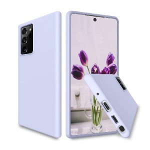 Θήκη Σιλικόνης Soft TPU Back Cover Για Samsung Galaxy Note 20  - Μώβ 