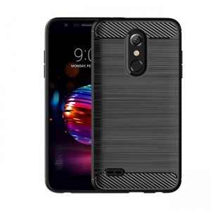 Σκληρή Θήκη Carbon Fiber TPU Armor για Lg K30 - Μαύρο