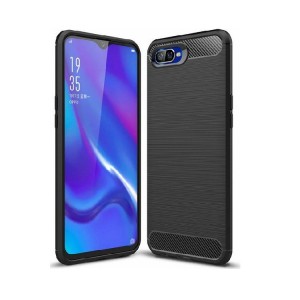 Σκληρή Θήκη Carbon Fiber TPU Για Oppo RX17 Neo - Μαύρο